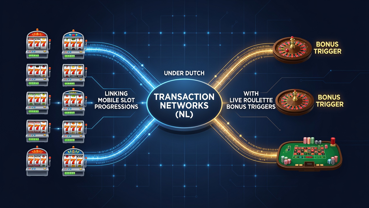 Live roulette interface met bonus triggers gekoppeld aan slotnetwerken