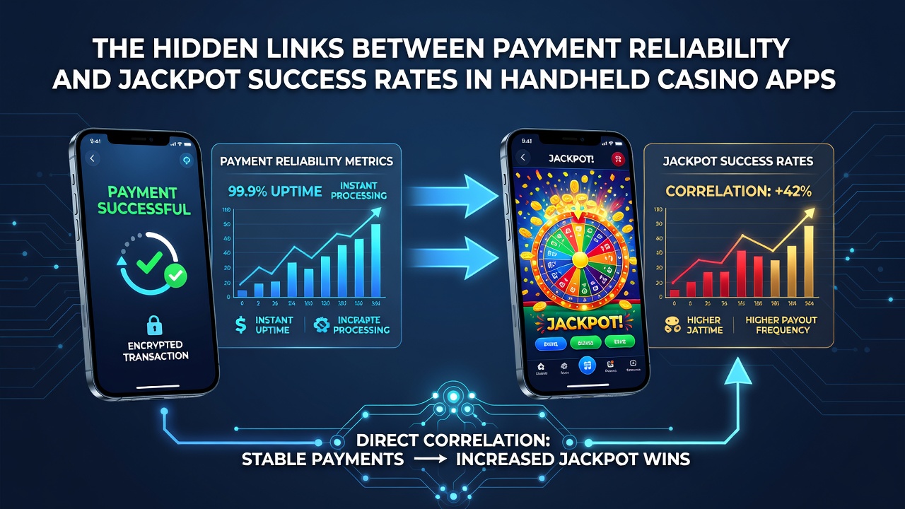Grafiek van correlatie tussen betalingsbetrouwbaarheid en jackpotuitbetalingen in mobiele casino's